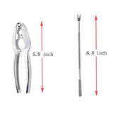 Chasoeo Seafood Tools Set Crab Cracker of 14 with 8 Stainless Steel Seafood Forks and 6 Lobster Crab Leg CrackersÃ¯Â¼Å'Nut Cracker Set Best Christmas Gift for a Friend's Family