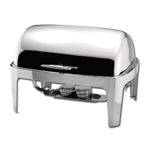 Winware Madison Chafer de 8 cuartos de galón, parte superior enrollable, S/S, pesado