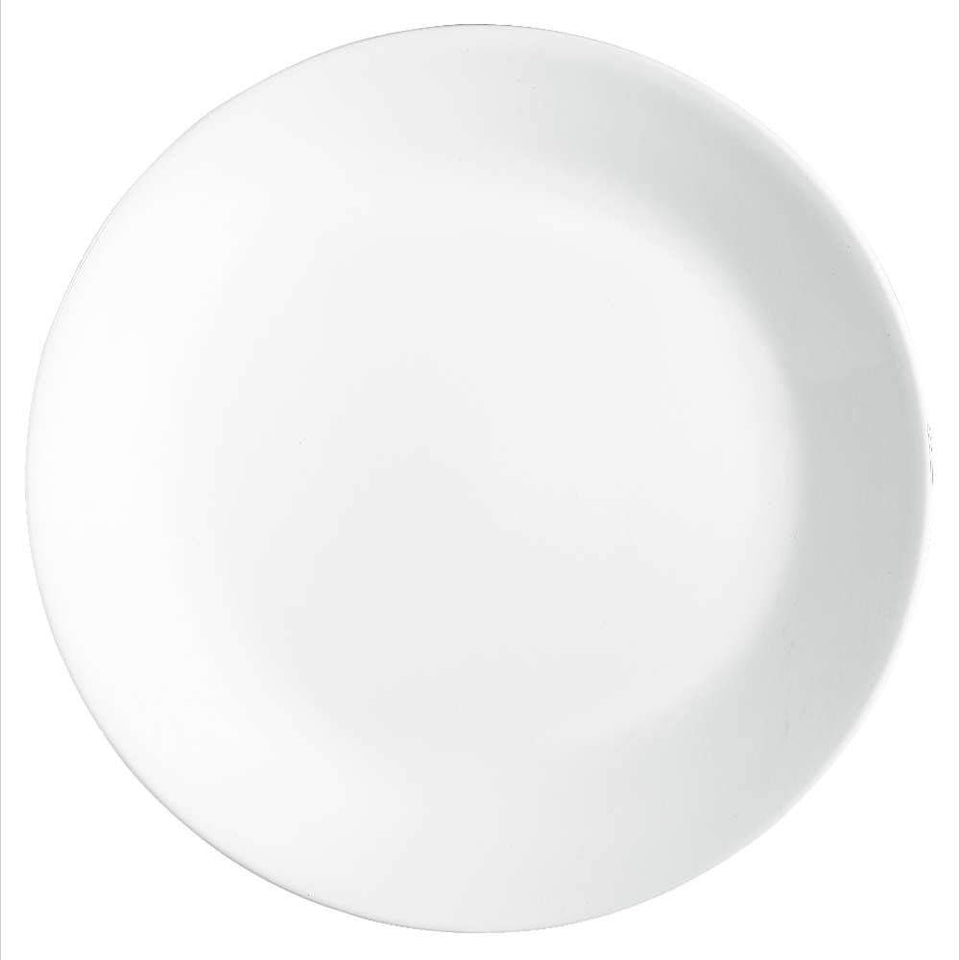 Corelle Livingware Dinnerware Set, Winter Frost White