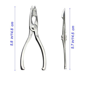 Seafood Tools Set, Chrome Plated Zinc Alloy Lobster Openers, Crab Shells and Nuts Cracking,Stainless Steel, Seafood Crackers Forks Nut Cracker Set