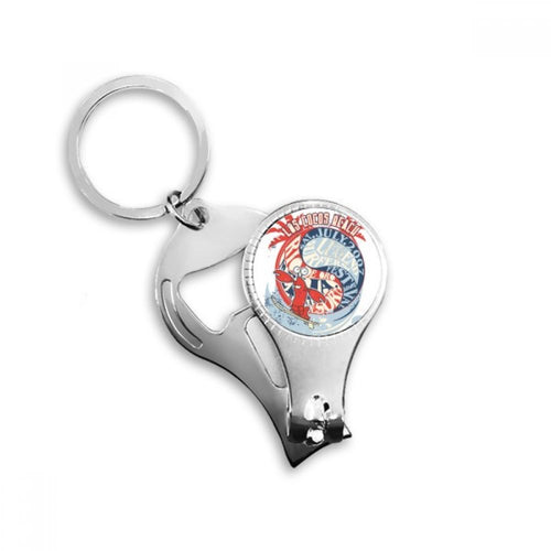 World Beach Lobster - Herramienta para cortar llaveros y abridor de botellas