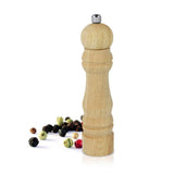 Metaltex - Molinillo de especias con molinillo de cerámica de madera de hule, 17 cm, color café