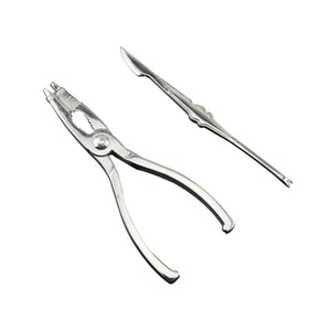 Seafood Tools Set, Chrome Plated Zinc Alloy Lobster Openers, Crab Shells and Nuts Cracking,Stainless Steel, Seafood Crackers Forks Nut Cracker Set