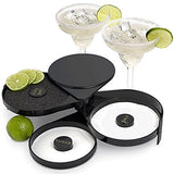 Greenco GRC0249 3 Tier Bar Glass Rimmer for Margarita and Cocktail