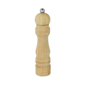 Metaltex - Molinillo de especias con molinillo de cerámica de madera de hule, 17 cm, color café