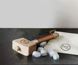 Uber Bar Tools 46/LuxIceBag Lux - Bolsa para hielo (madera natural)