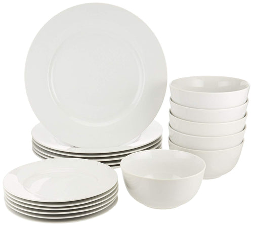 Amazon Basics Vajilla de 18 piezas