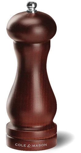 Cole and Mason Forest Capstan Moledor de pimienta, madera de haya oscura, 31.75 cm, Pepper, 6.5- Inch