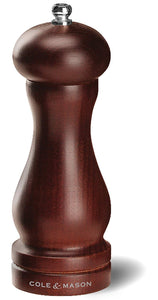 Cole and Mason Forest Capstan Moledor de pimienta, madera de haya oscura, 31.75 cm, Pepper, 6.5- Inch