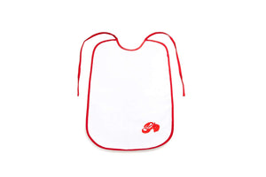 Fox Run - Pinzas de acero inoxidable para pescado, Cotton Lobster Bibs, Juego de 2, 1