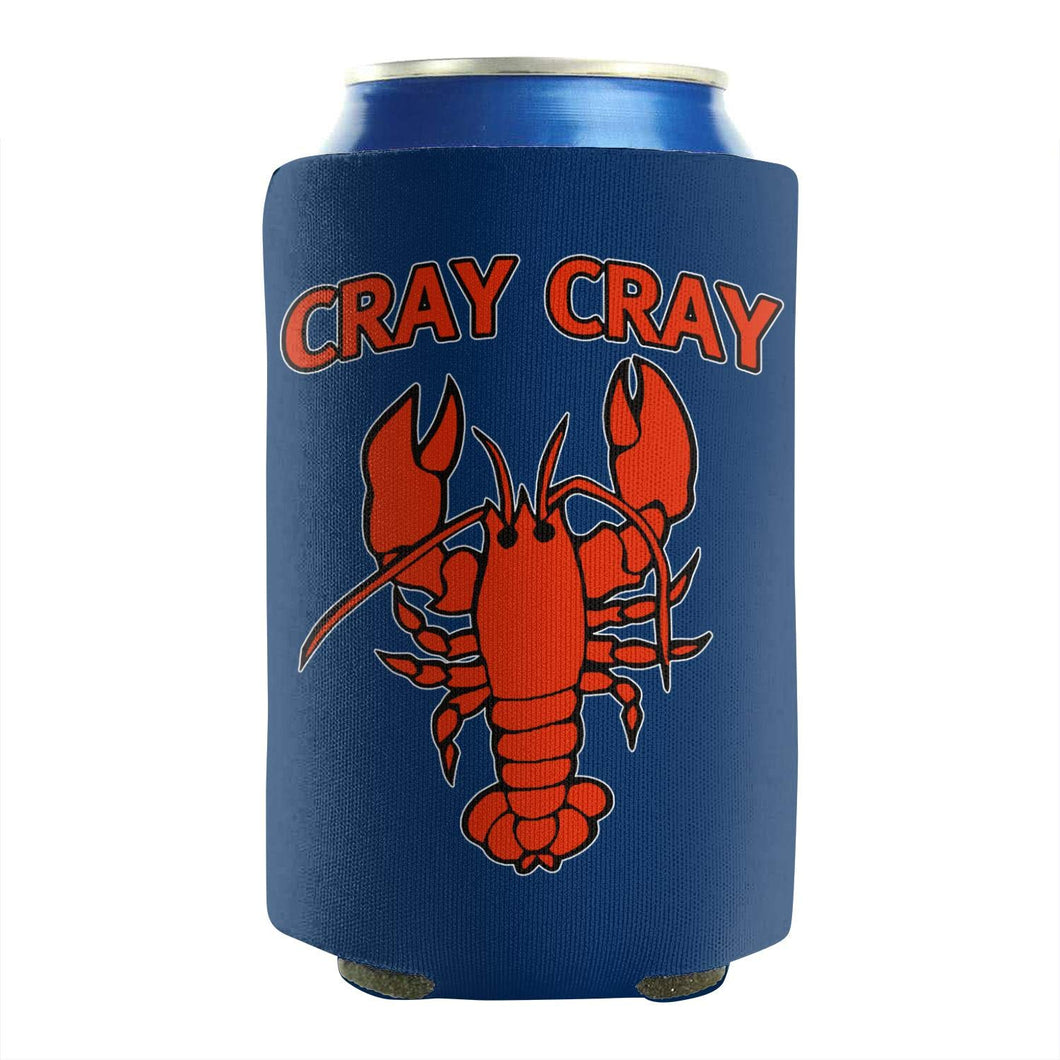 TIINTEXBA Funny Cray Crazy Lobster Crayfish 12-16 OZ Bottles Neoprene Insulated Beer Can Sleeves Beer & Soda Non-Slip Can Coolers Sleeves Fully Stitched Set of 2 Events