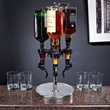 Oggi Professional 3-bottle rotatorio Dispensador de licores