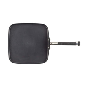 Circulon Accribe - Rejilla cuadrada antiadherente anodizada de 28 cm, color negro