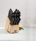 Oster Baldwyn Santoku 2 piezas, acero inoxidable, Turquoise, 14 Piece Cutlery, 1