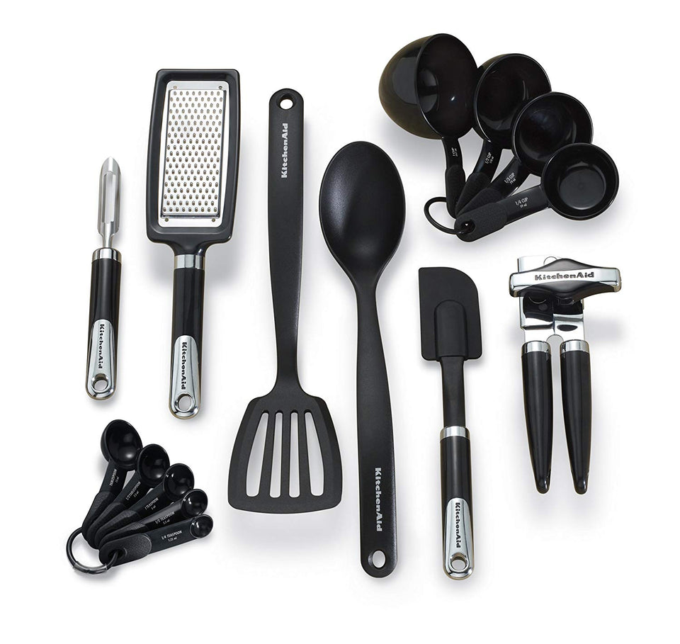 KitchenAid 15-Piece Tools and Gadget Set, Black