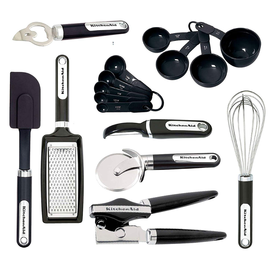 KitchenAid 15-Piece Tools and Gadget Set, Black