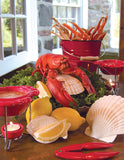 Fox Run - Pinzas de acero inoxidable para pescado, Cotton Lobster Bibs, Juego de 2, 1